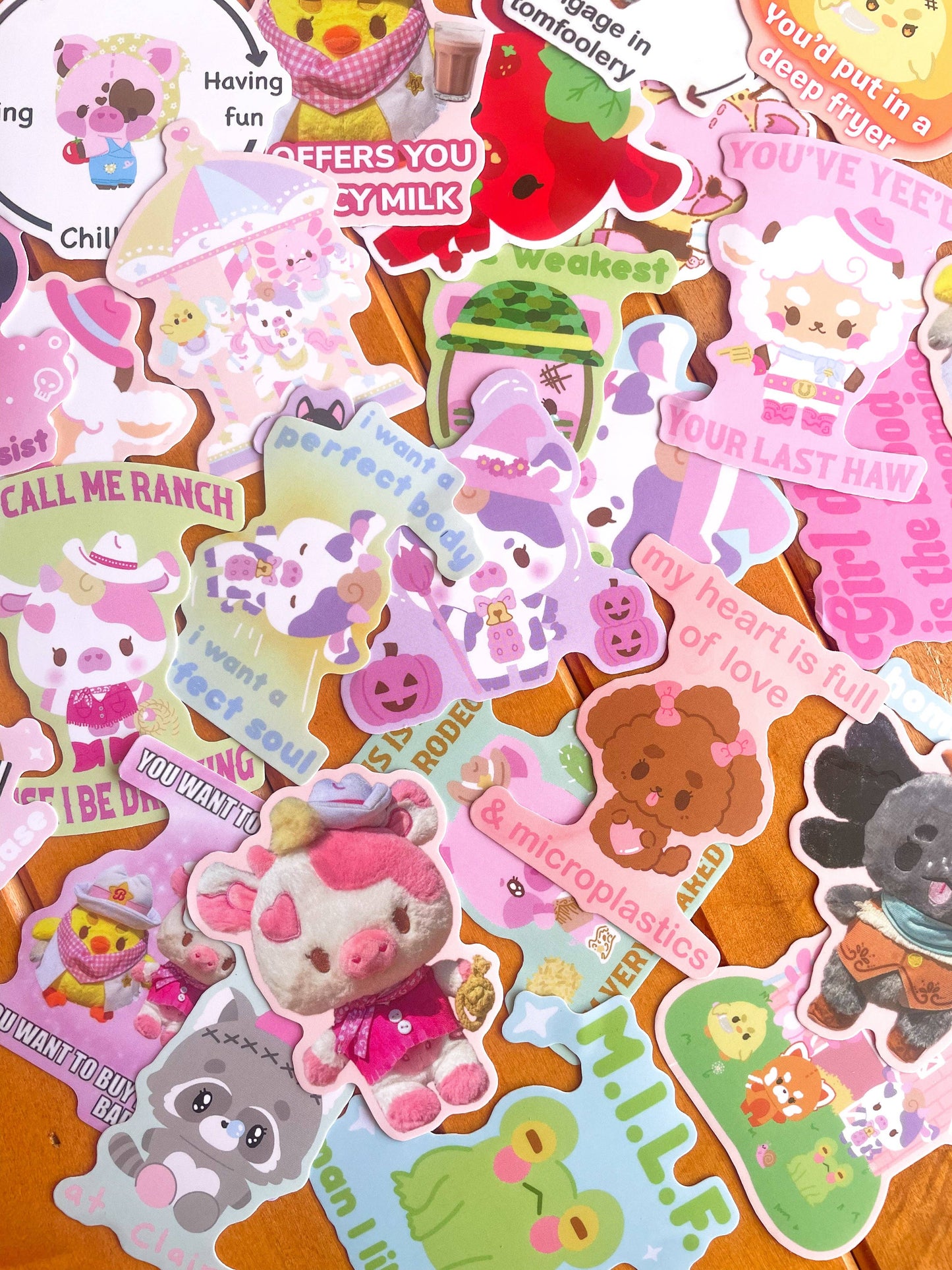Girl Dinner Sticker