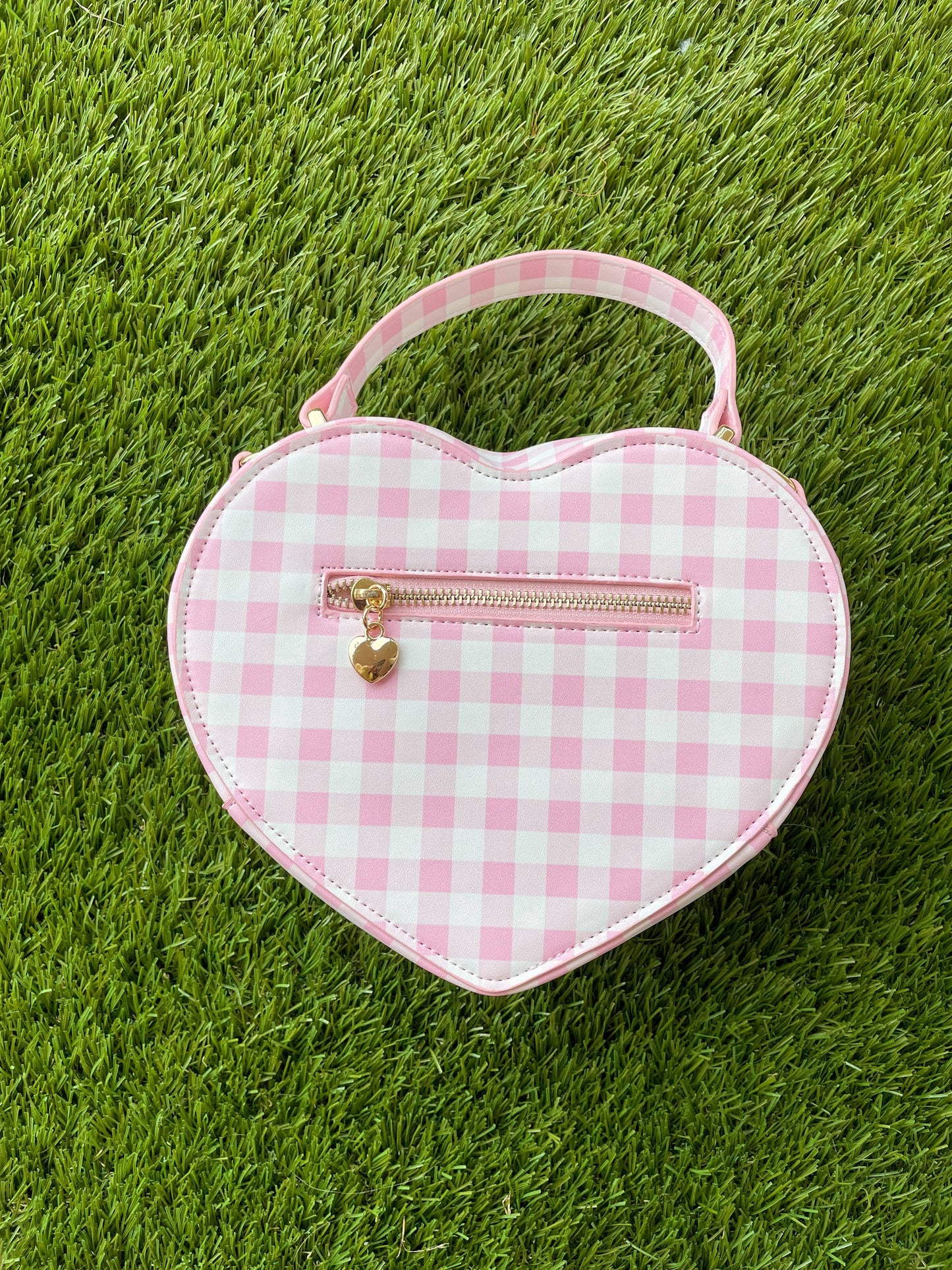 Pink Picnic Heart Bag