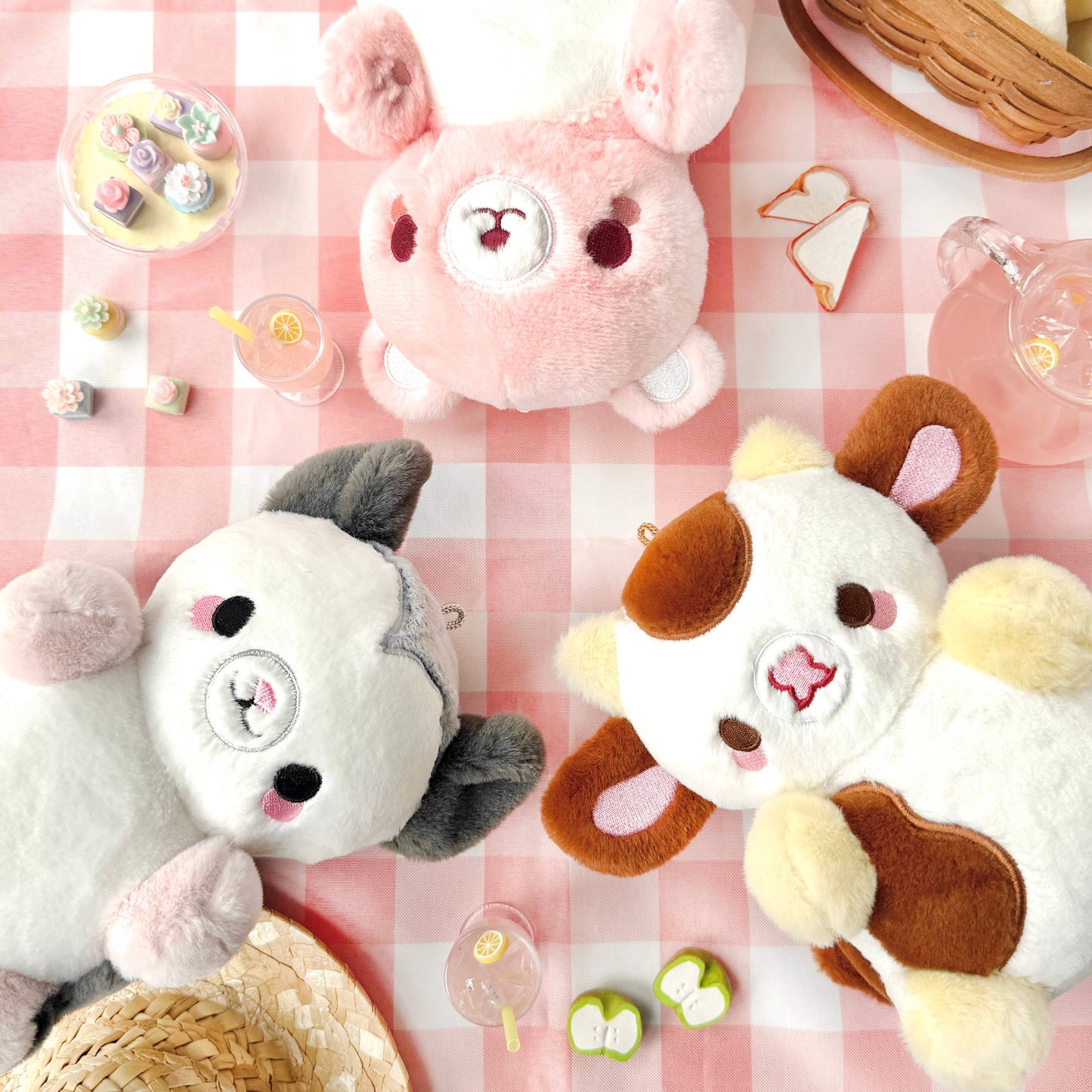 Cow Nugget Keychain Plushie
