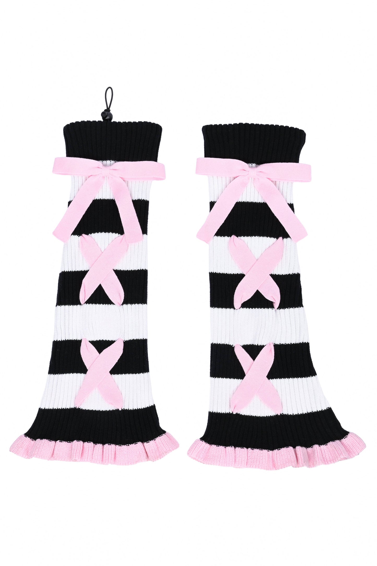 Bittersweet Stripe Leg Warmers