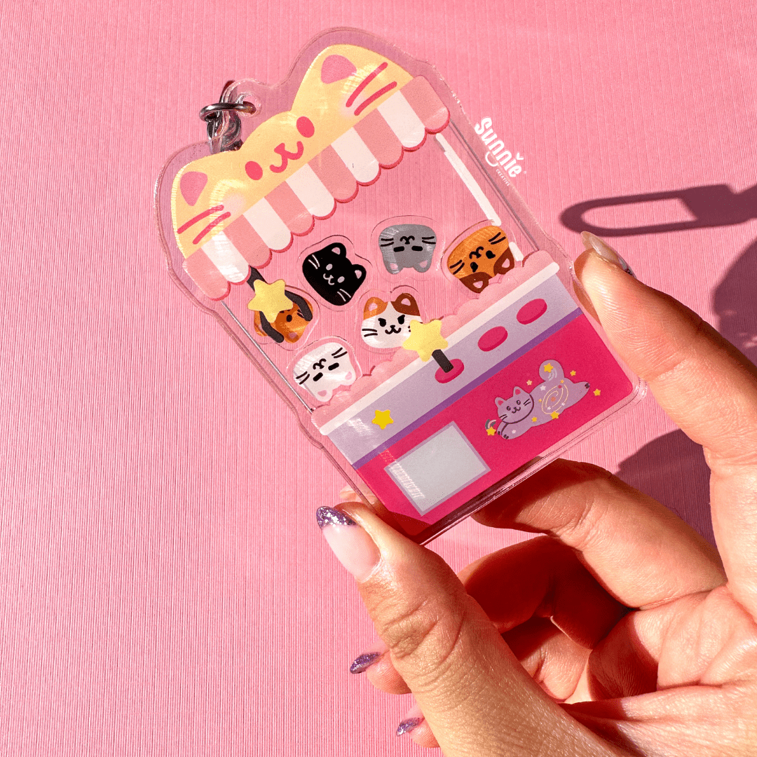 Cat Claw Machine Keychain