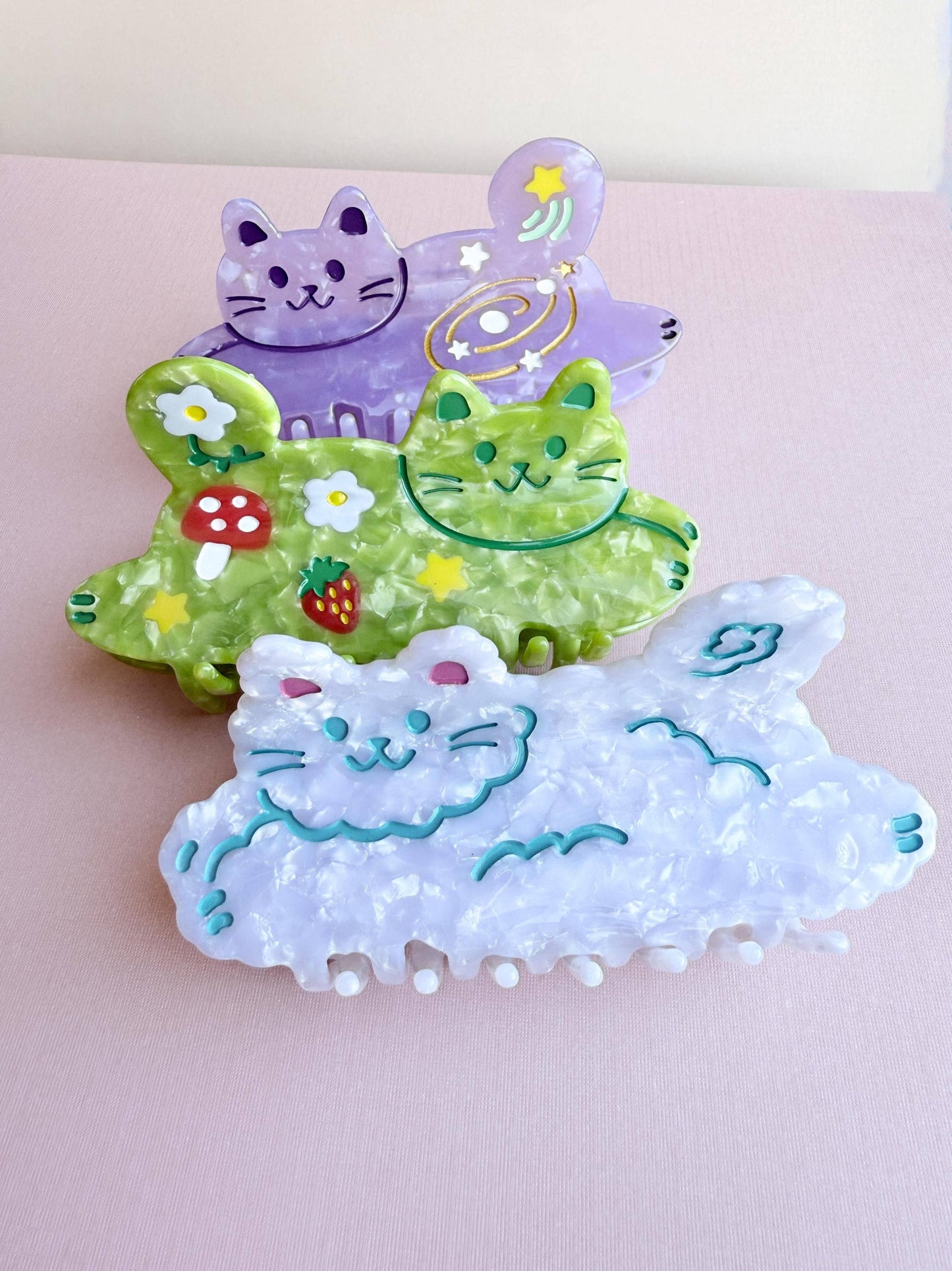 Galaxy Cat Hair Clip