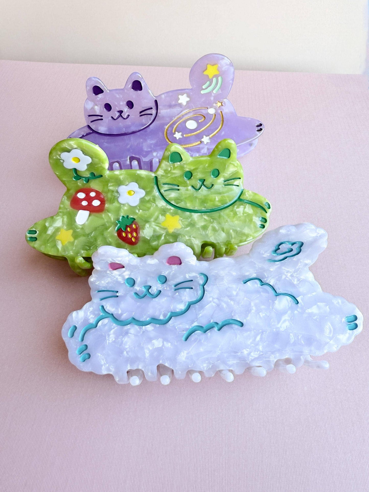 Cloud Cat Hair Clip