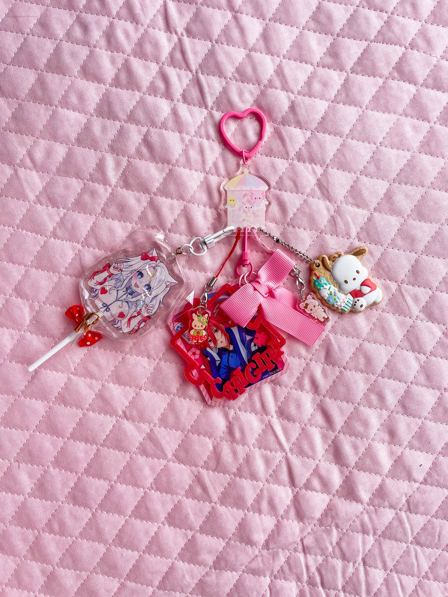 Carousel Charm Keychain