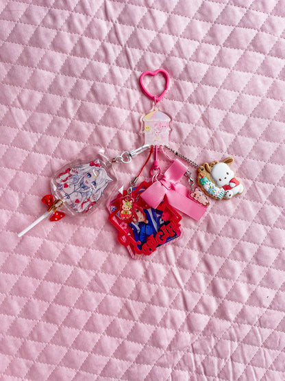 Carousel Charm Keychain