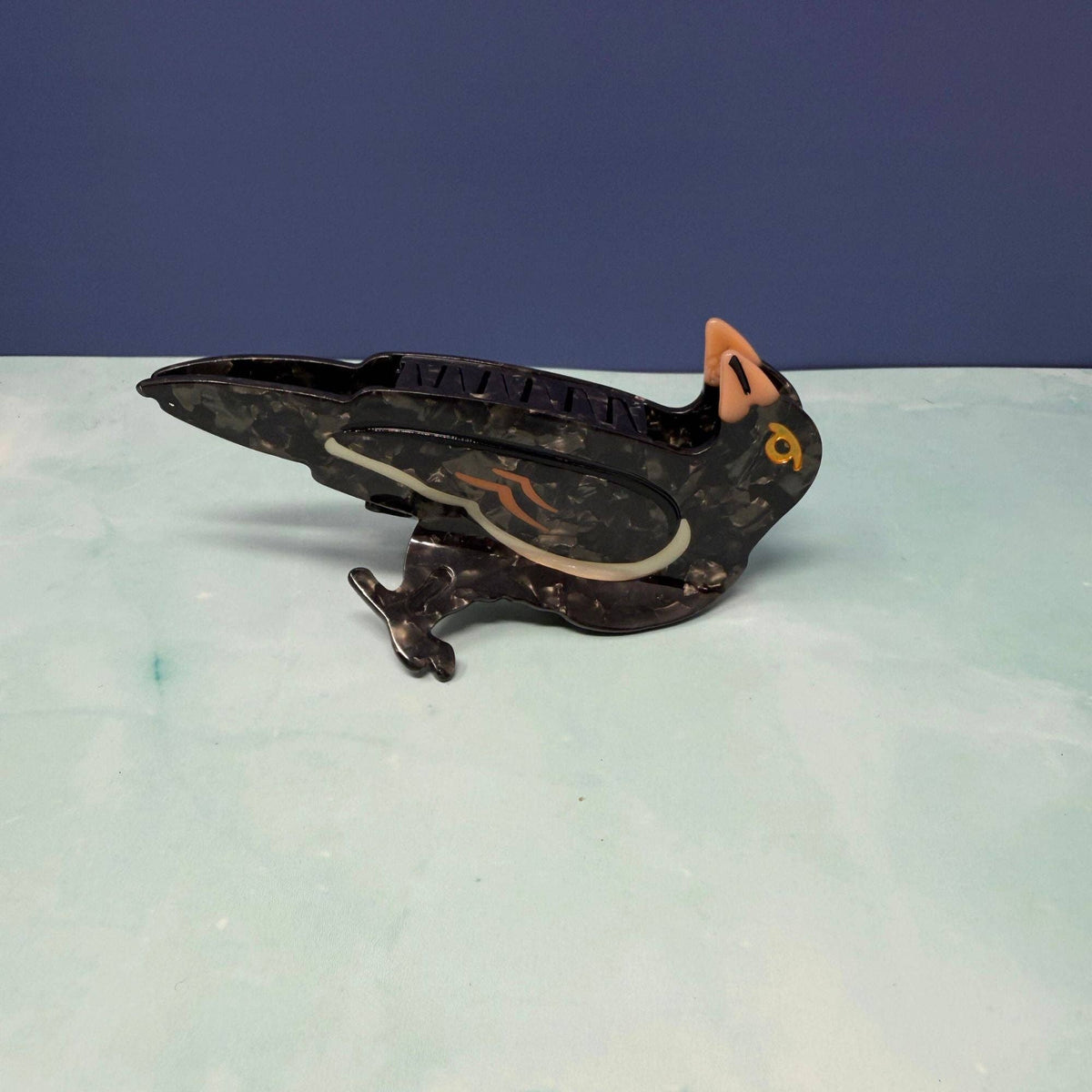 Raven / Crow Acrylic Hair Claw Clip