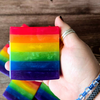 Rainbow Pride Soap