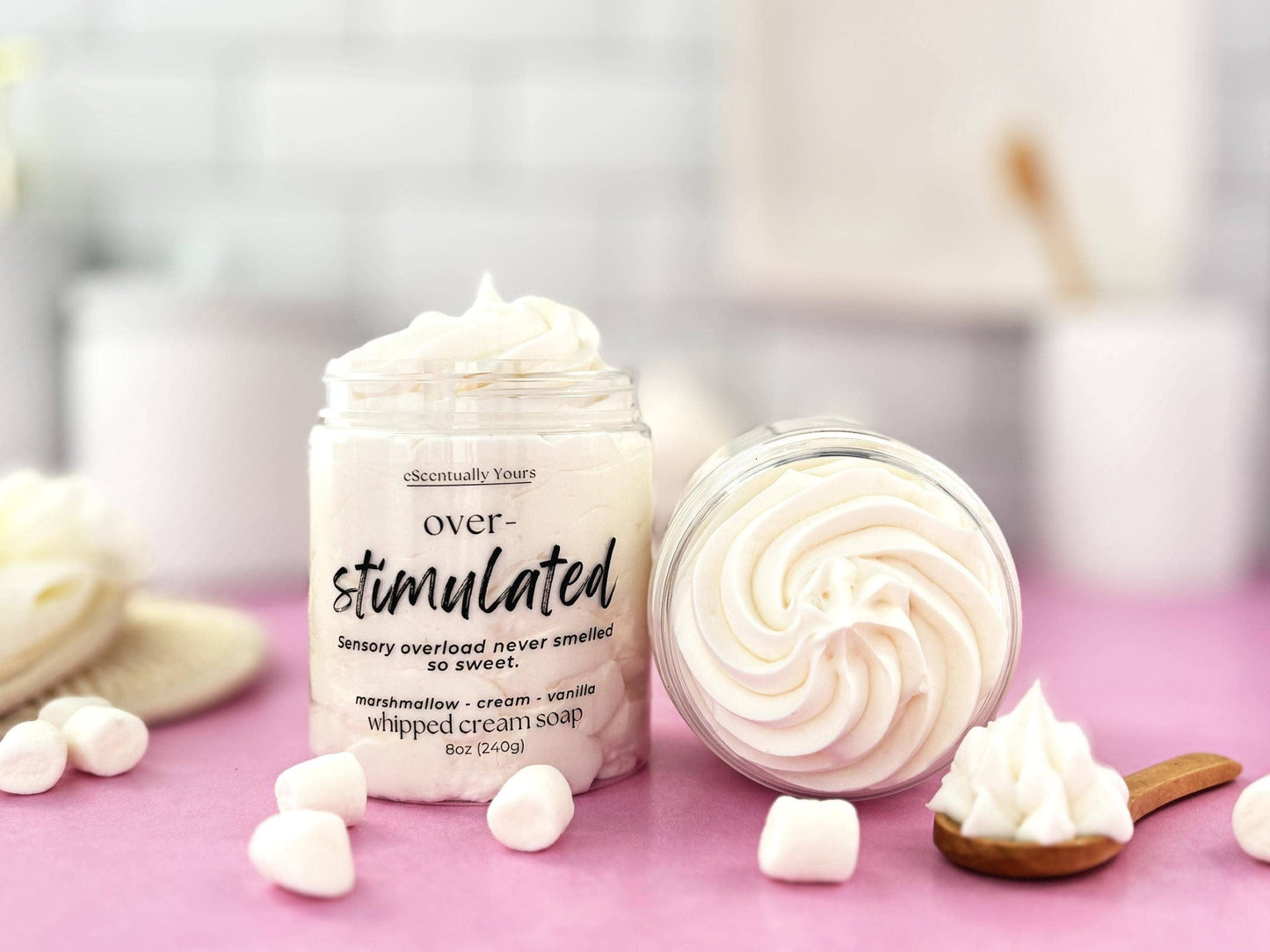 Marshmallow Fluff Whipped Soap & Foaming Sugar Scrub: Overstimulated Soap / 2
