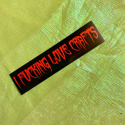Crafts Vinyl Sticker