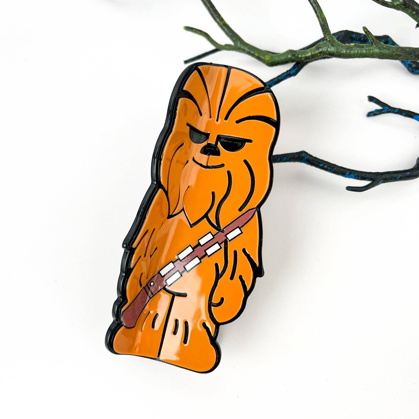 Creative Star Wars Chewbacca Acetate Hair Claw Clip: Brown