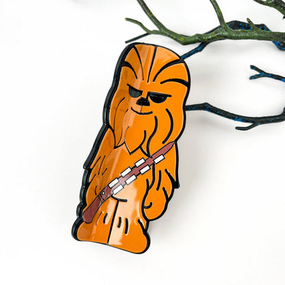 Creative Star Wars Chewbacca Acetate Hair Claw Clip: Brown