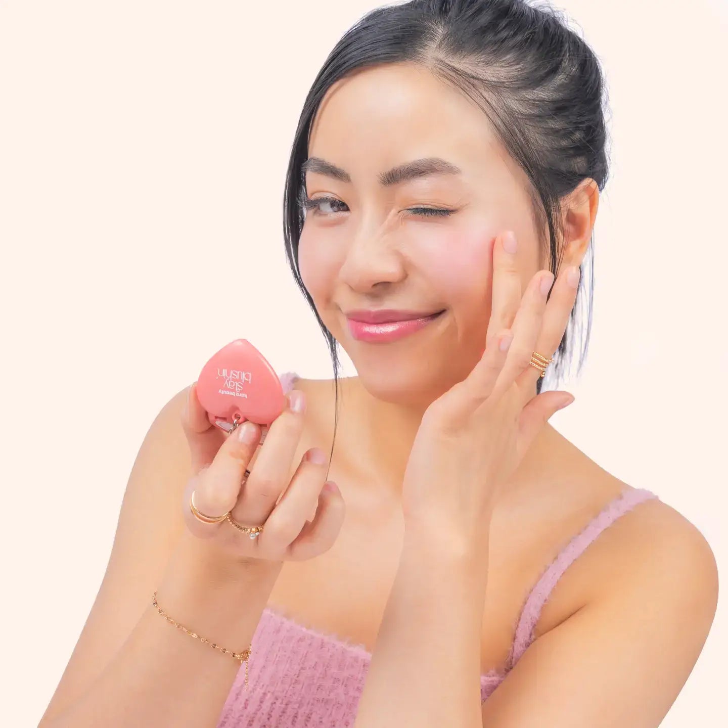 Stay Blushin! Keychain