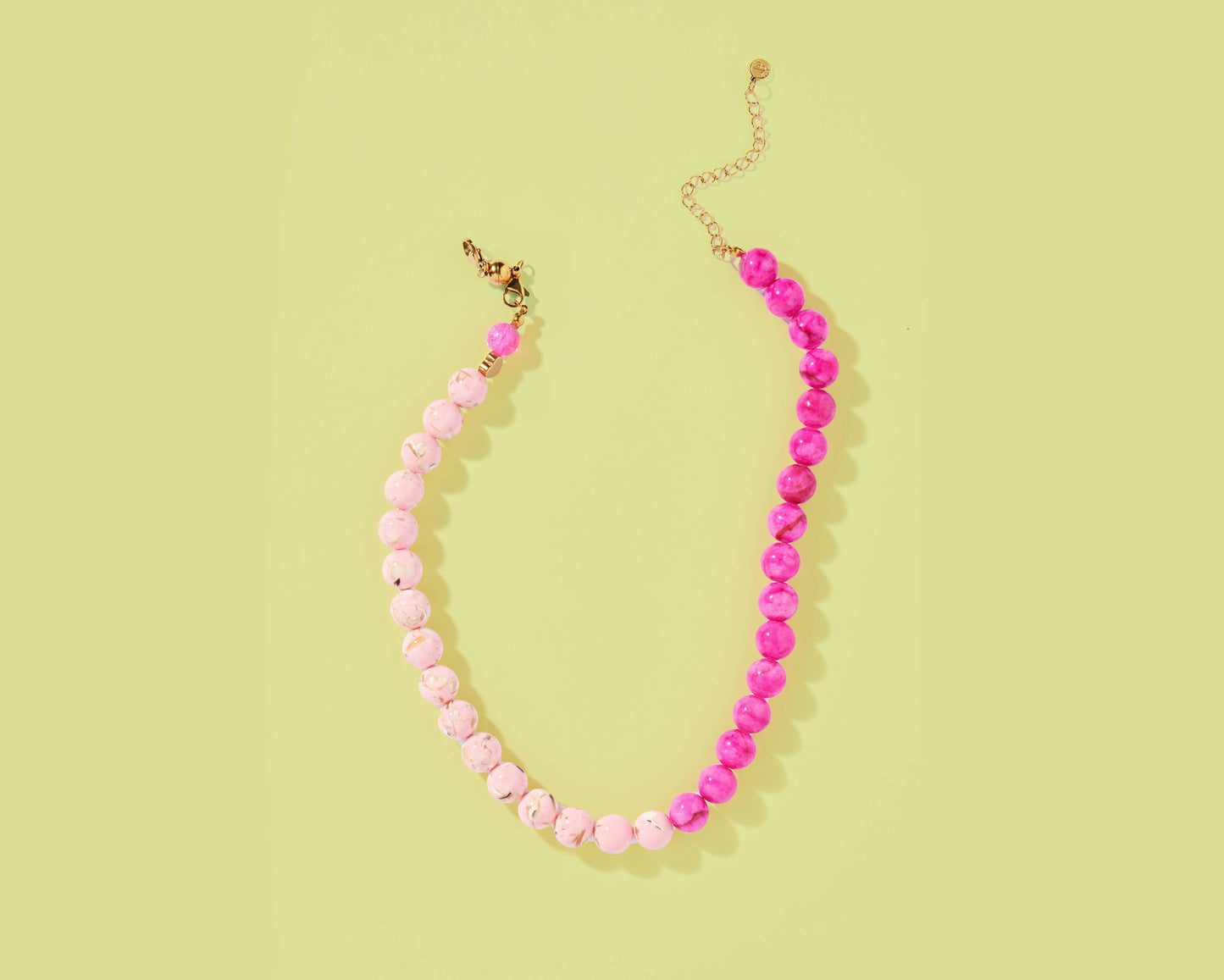 Pink Beaded Necklace