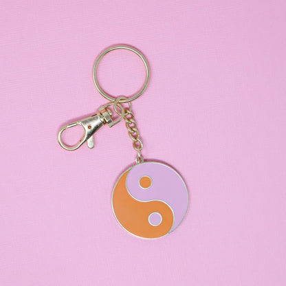 Yin Yang keychain: 1.75"