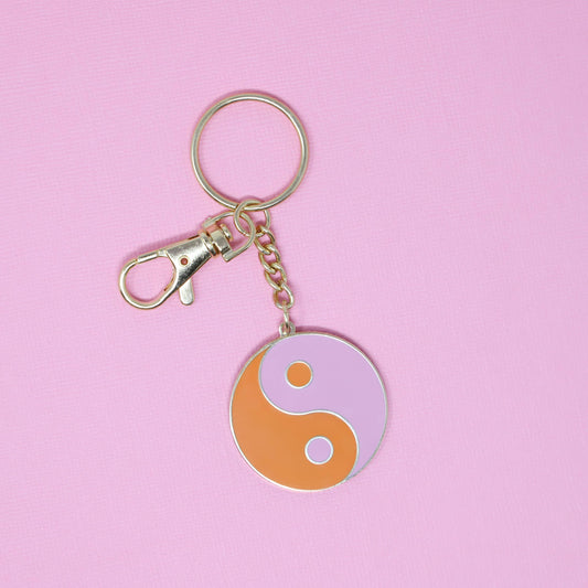 Yin Yang keychain: 1.75"