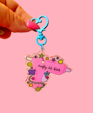 Crafty Lil Bitch Keychain