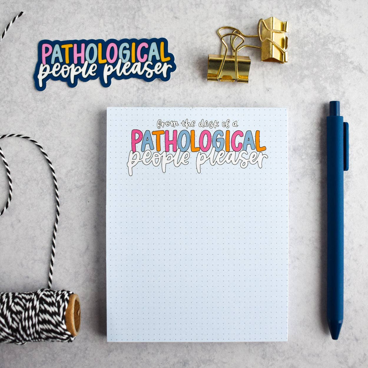 Pathological People Pleaser Notepad | Pop Culture Stationery