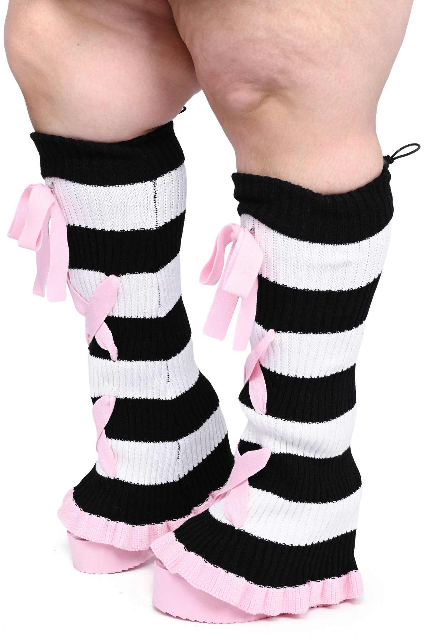 Bittersweet Stripe Leg Warmers