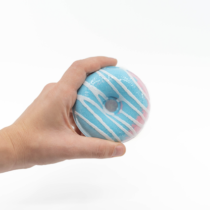 Sweet Cotton Candy Donut Bath Bomb