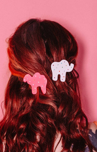 Animal Cracker Hair Clip Set
