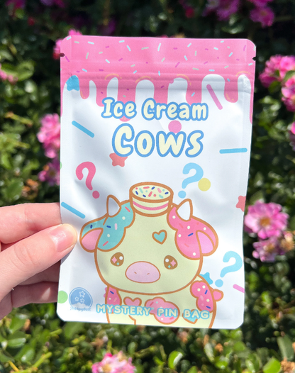 Ice Cream Cow Mystery Pin Bag
