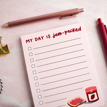 Jam Packed Notepad | Strawberry Stationery
