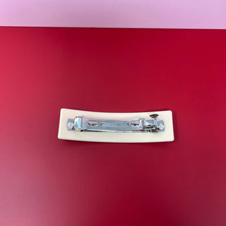 Salted Yellow Butter French Barrette Hair Clip