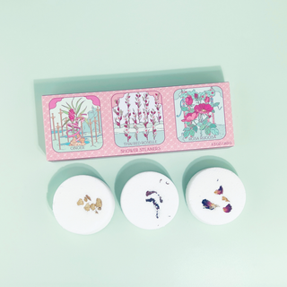 Floral Tarot Shower Steamer Trio With Botanicals