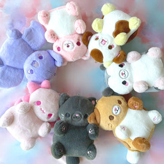 Calico Cat Nugget Keychain Plushie