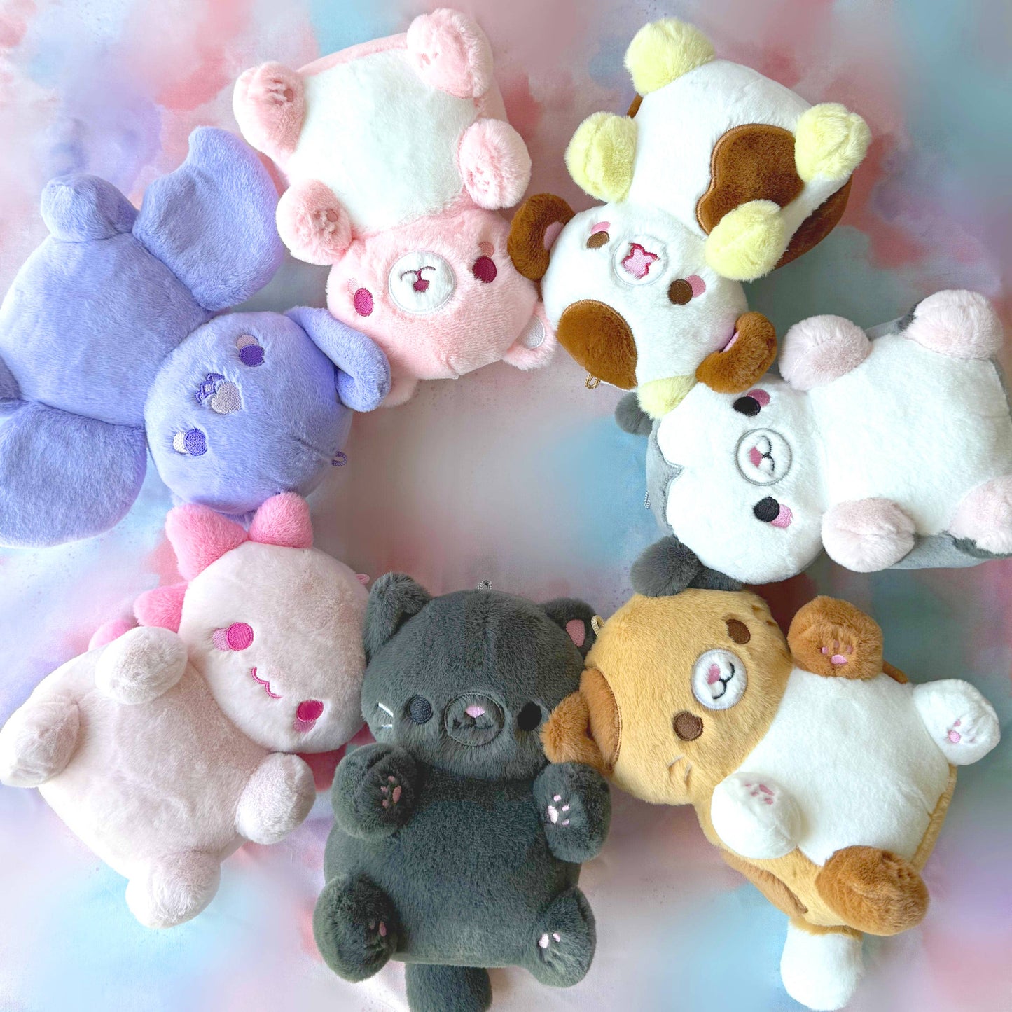 Cow Nugget Keychain Plushie