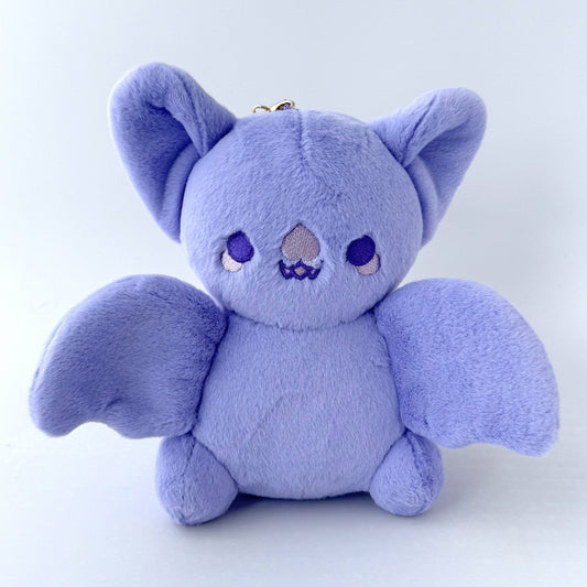 Purple Bat Nugget Keychain Plushie