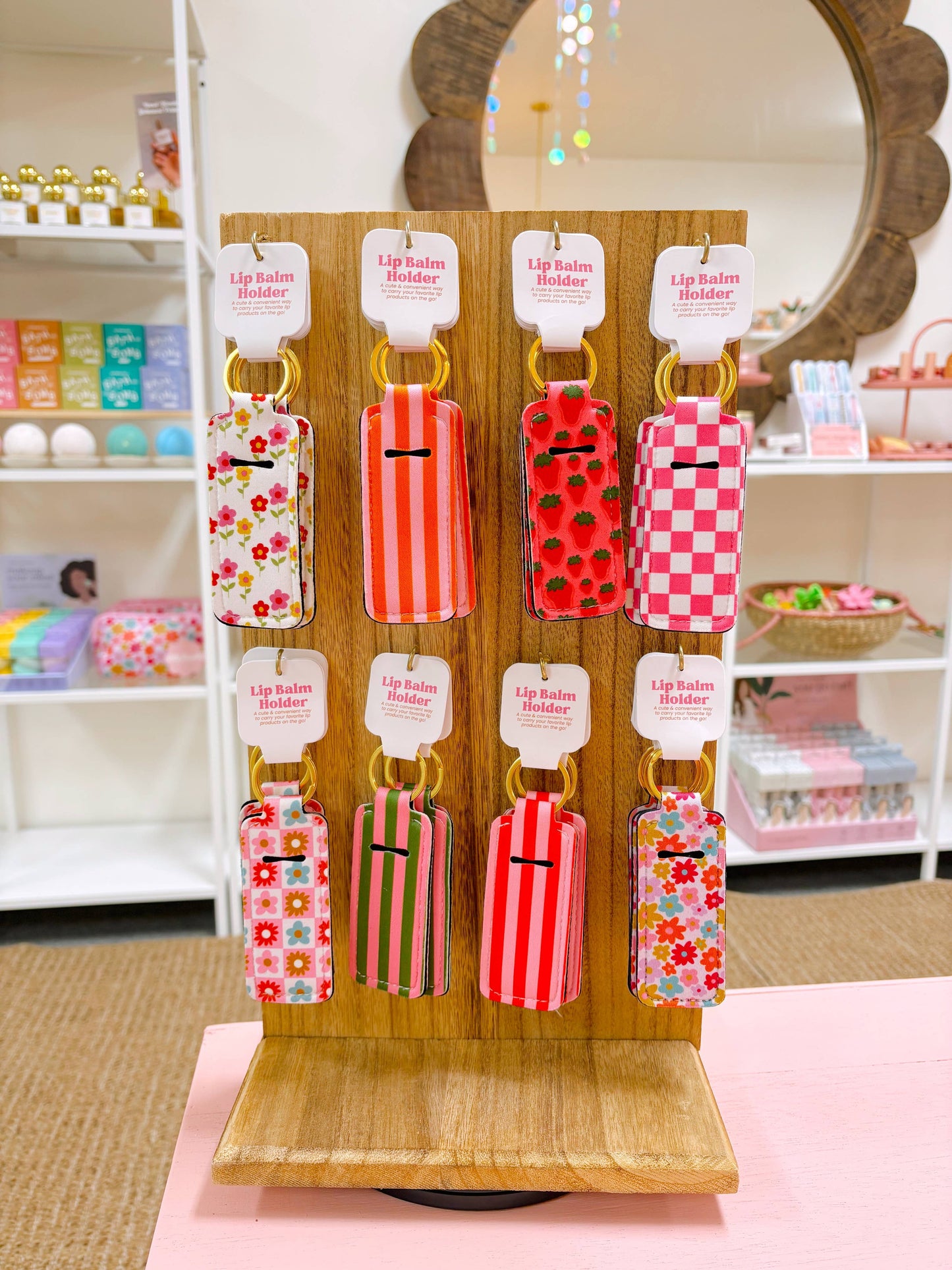 Lip Balm Keychain Holder