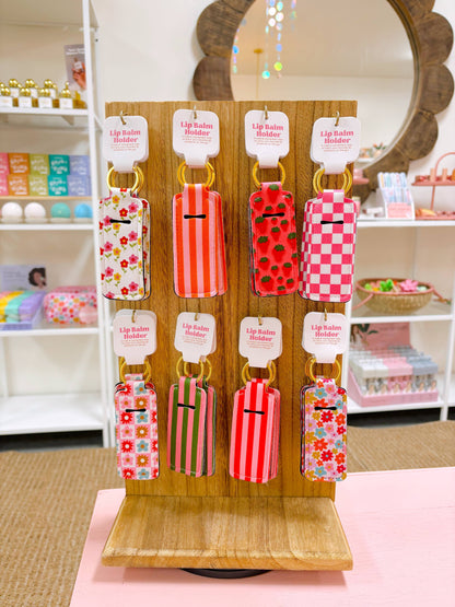 Lip Balm Keychain Holder