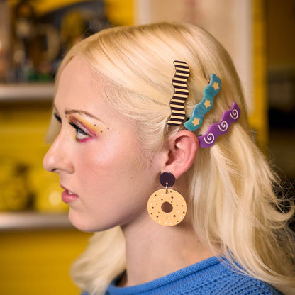 Mismatch Barrette Set