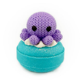 Knitted Animal Donut Bath Bomb: Octopus