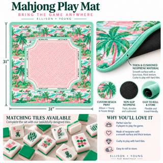 Palm Resort Mahjong Mat