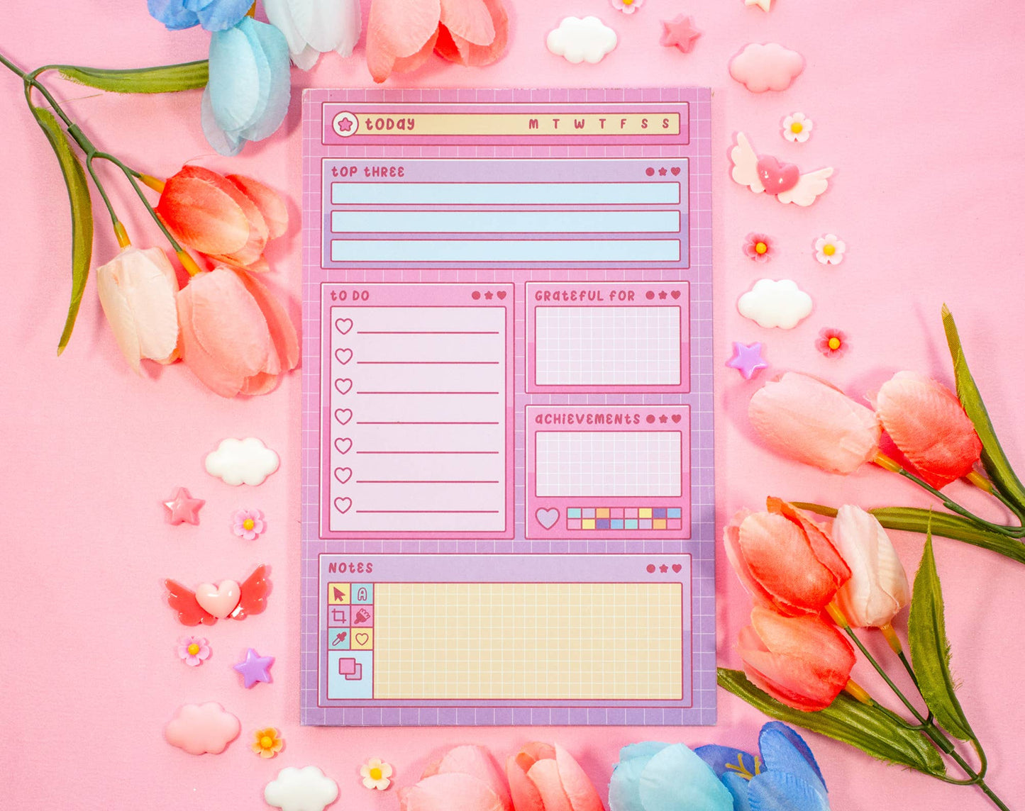 Artsy Daily Planner Pad