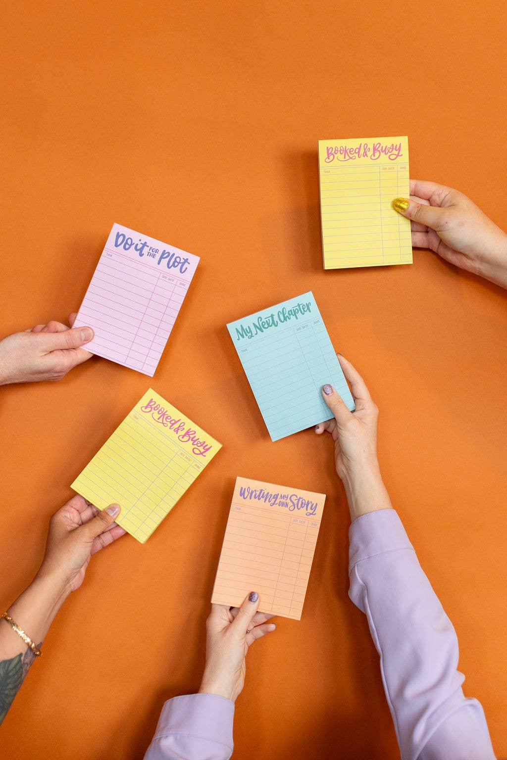 Booked and Busy Notepad – Cute Bookish Reading Stationery