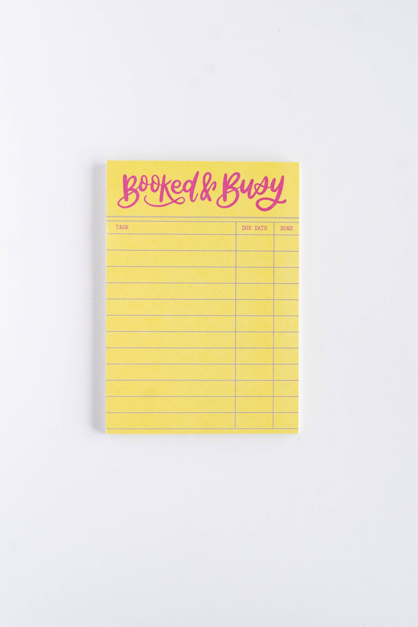 Booked and Busy Notepad – Cute Bookish Reading Stationery