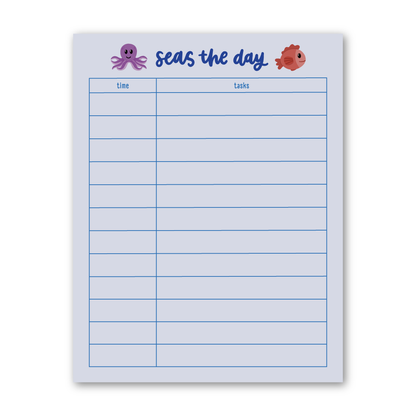 Seas The Day Notepad | Ocean Stationery