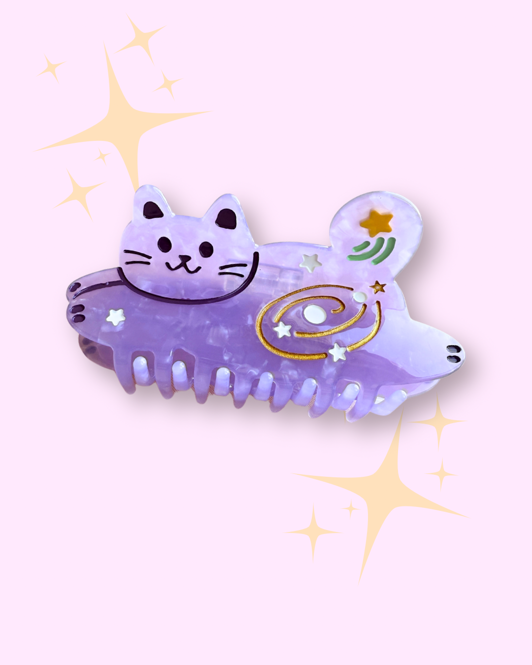 Galaxy Cat Hair Clip