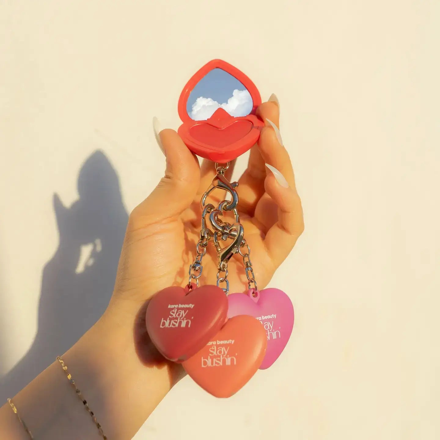 Stay Blushin! Keychain