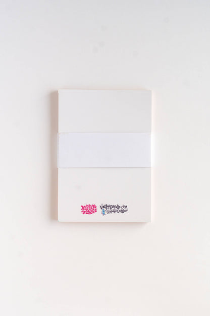 Booked and Busy Notepad – Cute Bookish Reading Stationery