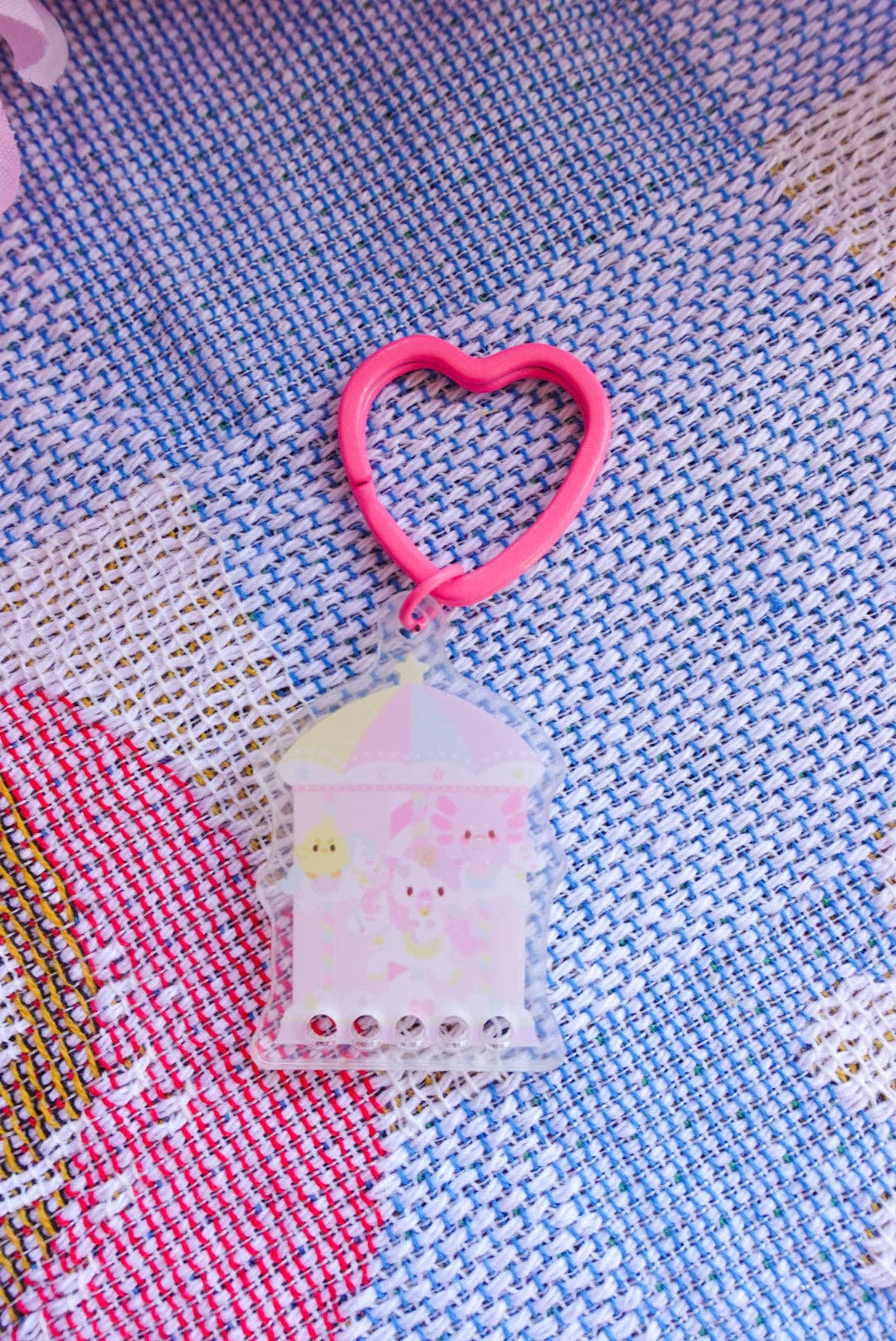 Carousel Charm Keychain