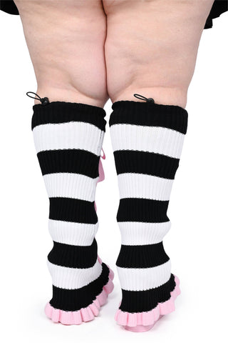 Bittersweet Stripe Leg Warmers