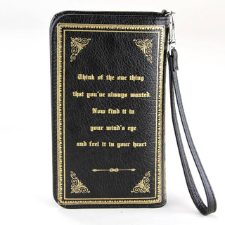 Beauty and the Beast Book Wallet in Vinyl: BLACK