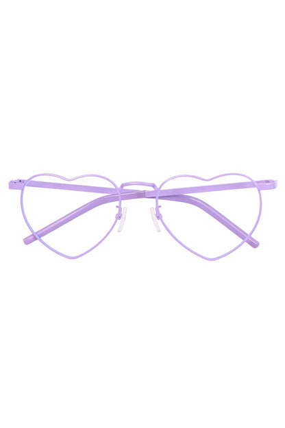 Venus Heart Glasses - Lavender