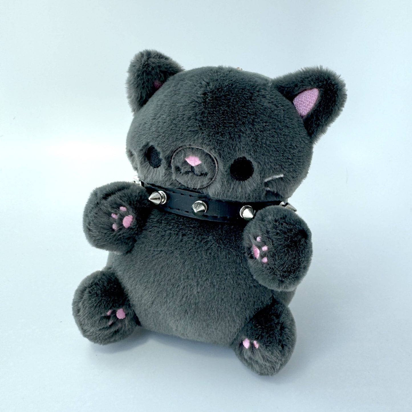 Black Cat Nugget Keychain Plushie