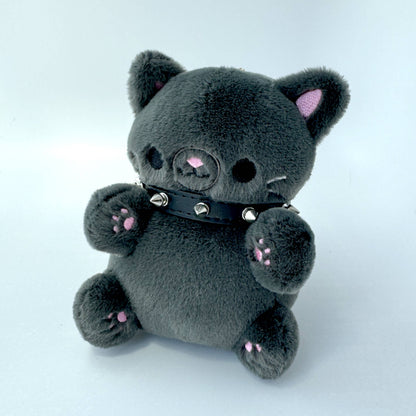 Black Cat Nugget Keychain Plushie
