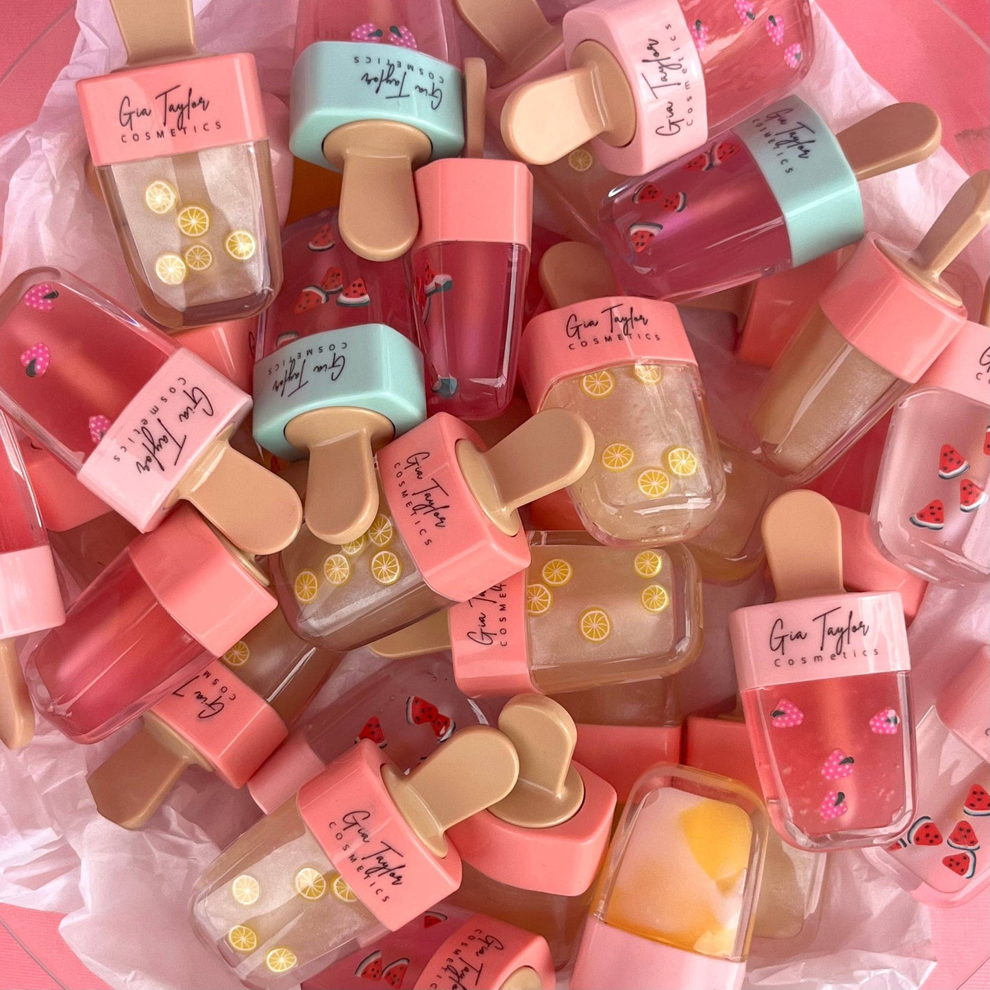 Ice Cream Pop Shaped Glosses: Lemonade